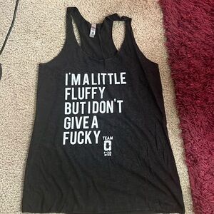 Im a little fluffy racerback